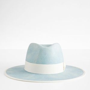 Banded Panama Hat light blue by WYETH